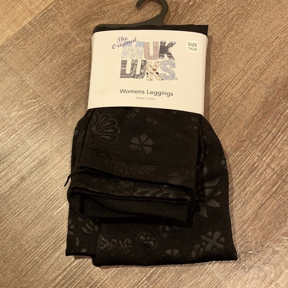 Muk Luks Fleece Lined Legging - Picture 1 of 5
